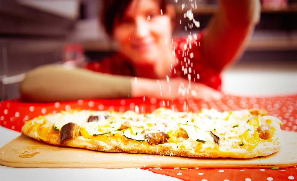 Mrs. Italy pizza met kaas