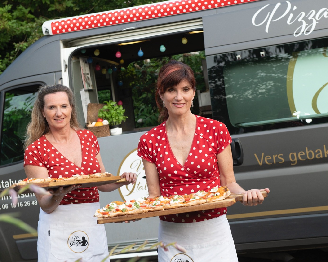 Feest groepen pizza proeverij